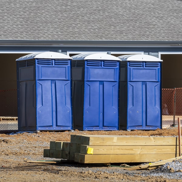 are there any restrictions on what items can be disposed of in the porta potties in Bedrock CO